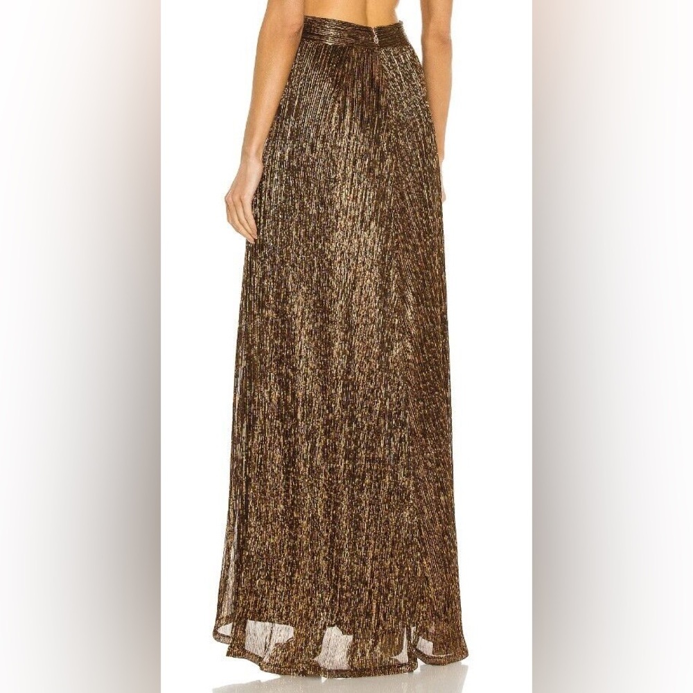 NWOT Nookie Alchemy skirt Rust High-Slits - Picture 5 of 12
